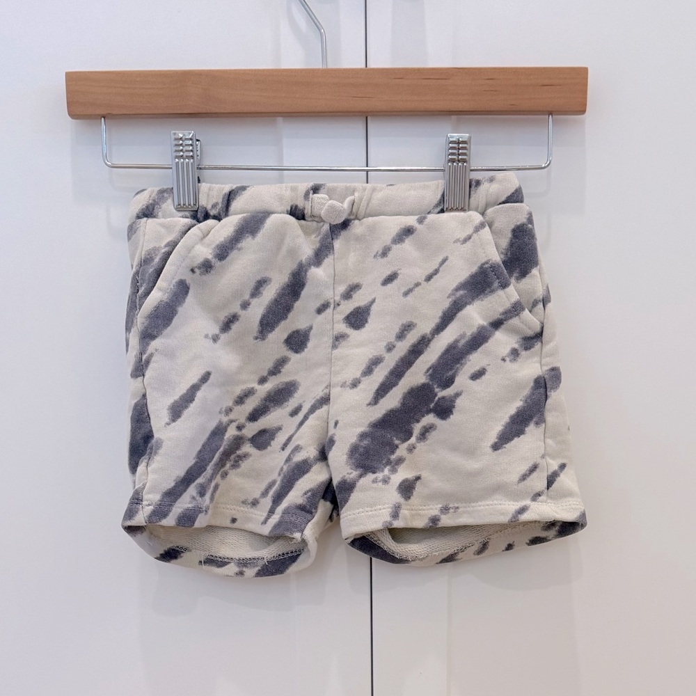 Zara Kids Navy and Cream Patterned Shorts